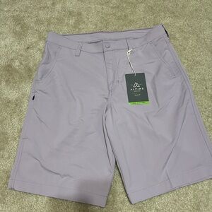 Alpine Men's Lavender Flat Front Shorts